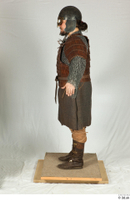  Photos Medieval Soldier in leather armor 5 Medieval clothing Medieval soldier a poses brown gambeson whole body 0003.jpg